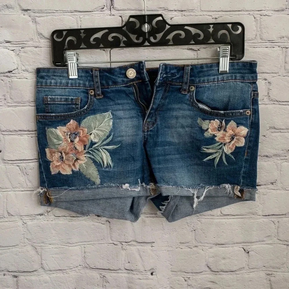 Aeropostale Jean Shorts Sz4 - Picture 1 of 5